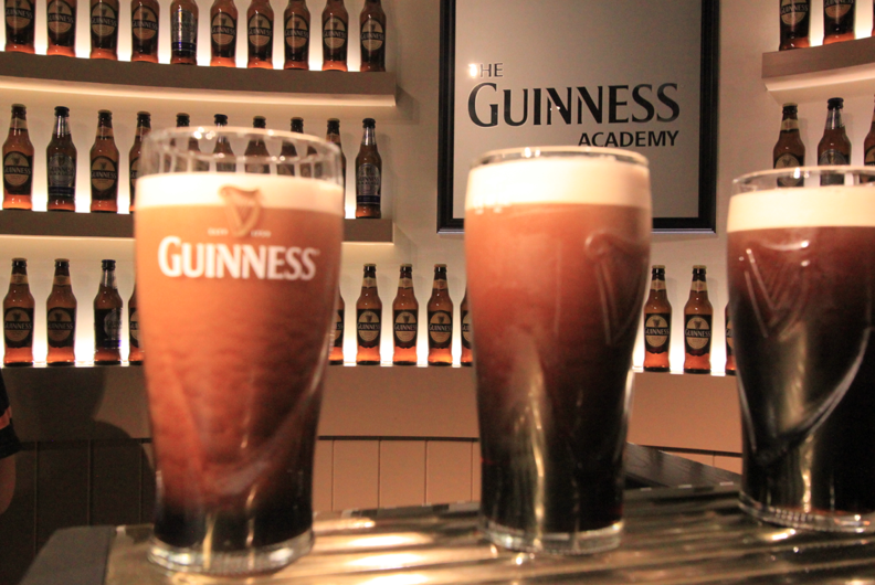 I drank so. Much. Guinness. And learned how to pour the perfect pint at the Guinness Academy.