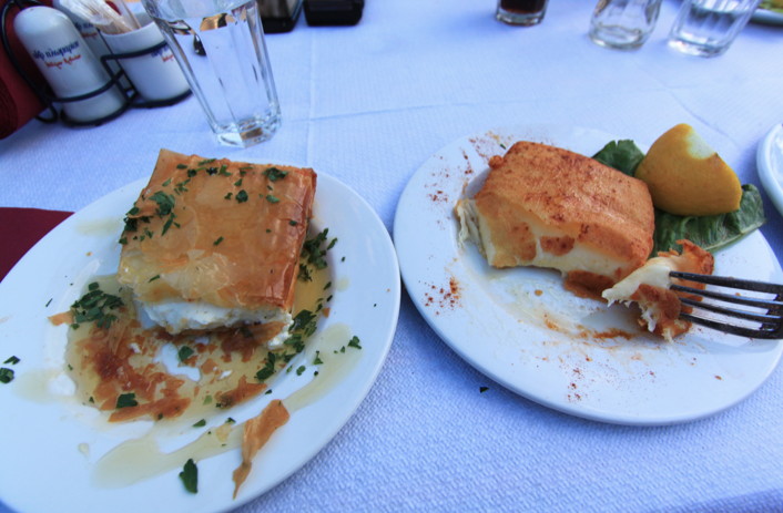 Feta and honey saganaki and pan-fried cheese in Athens. OH. MY. GOD. AMAZING.