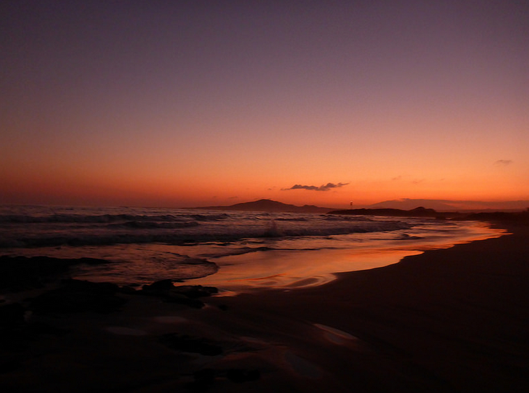 Sunset from Caleta Iguana